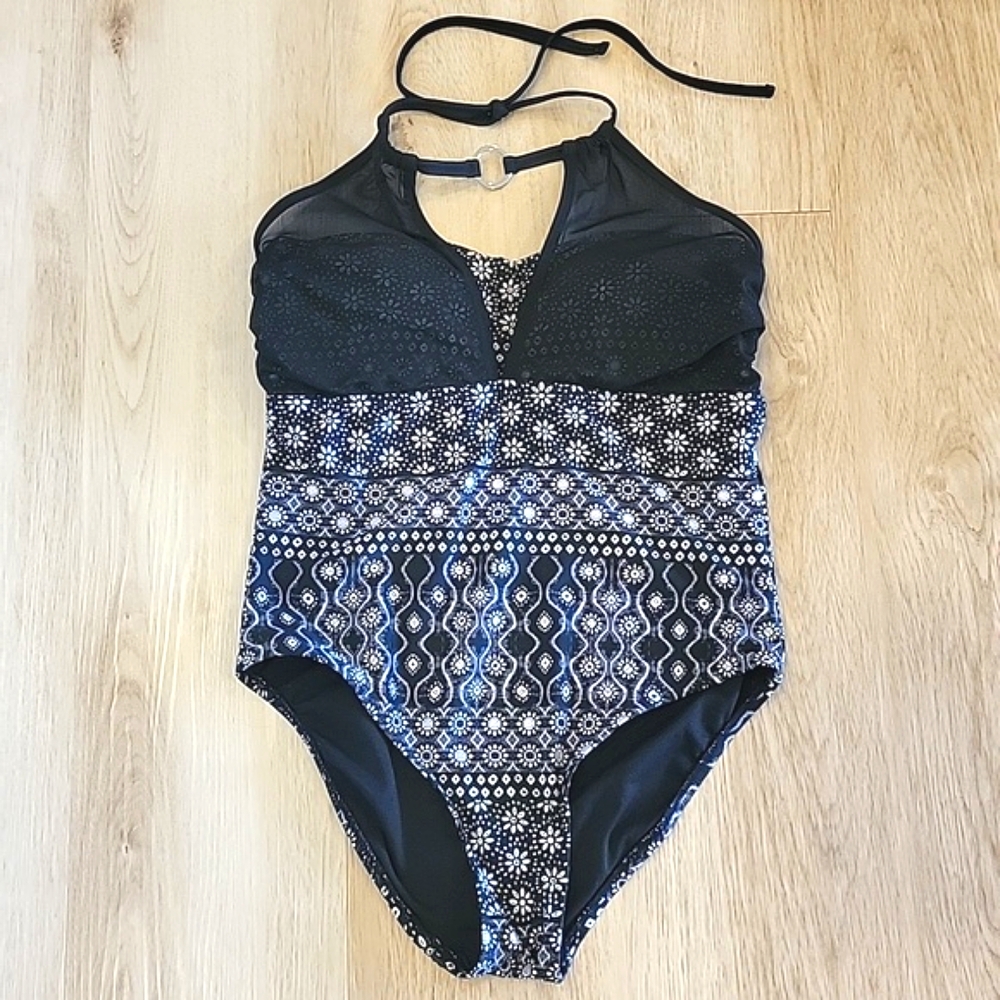 Aqua Couture Swimsuit One Piece Sz M